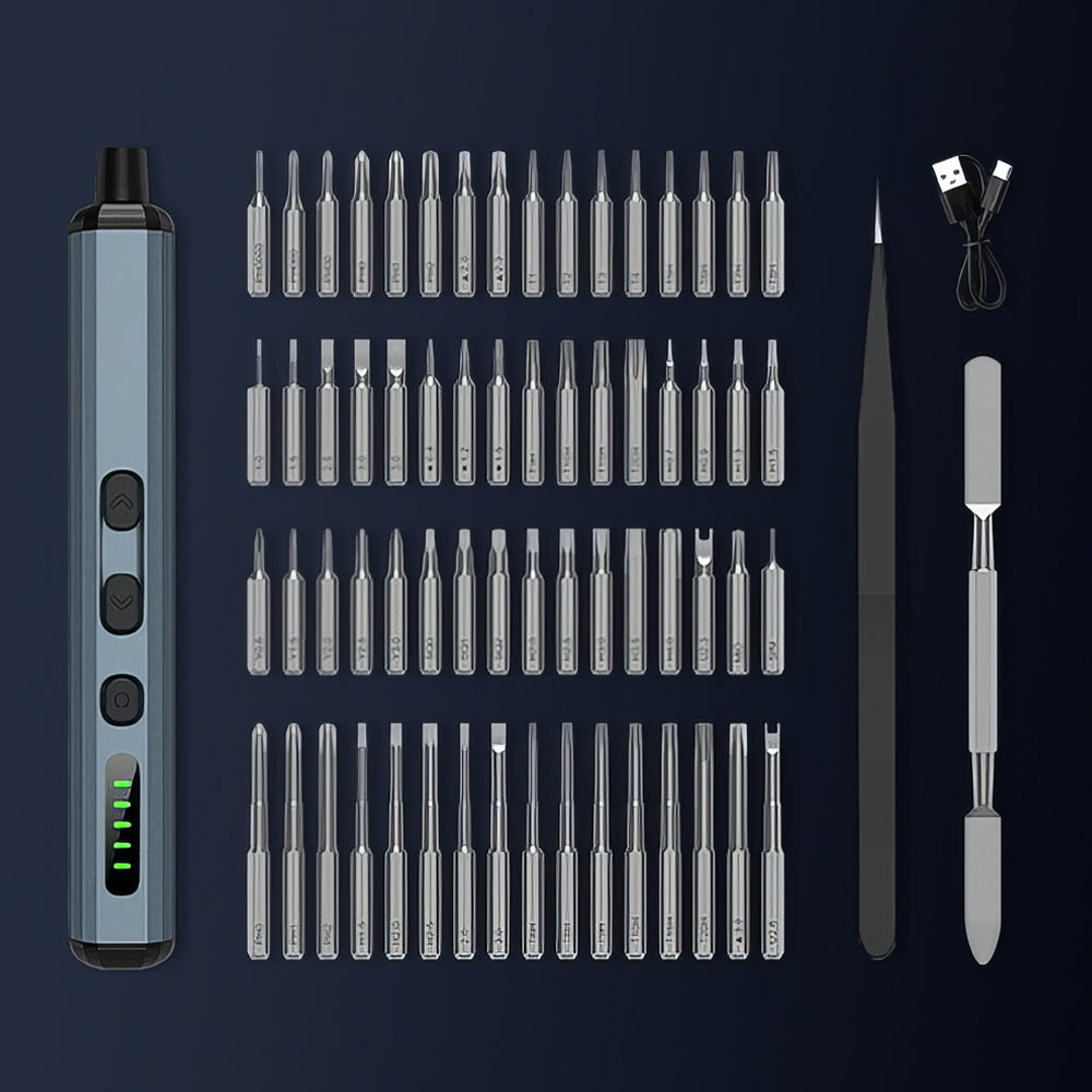 68 in 1 Electric Precision Screwdriver Set Cordless Mini Repair Tool with 5 Torque Settings Magnetic Case