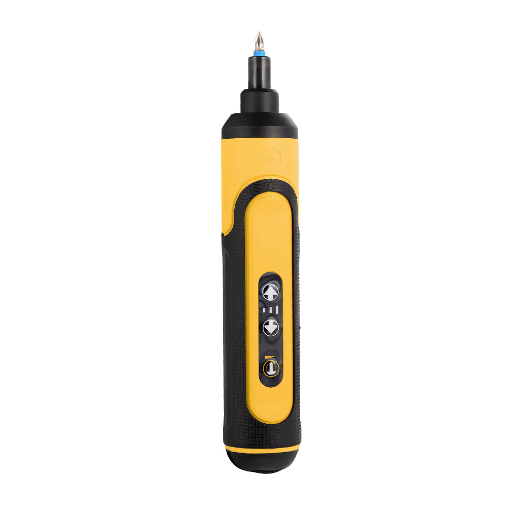4V Cordless Electric Screwdriver 3 Torque Settings with 26 Bits for Furniture
