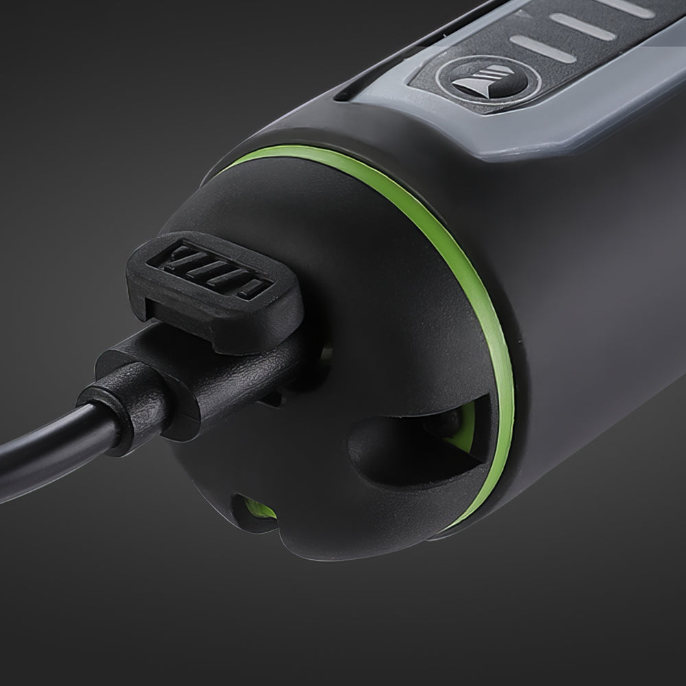 4V Electric Screwdriver Rechargeable Cordless with 35 Bits Extension Rod LED Light Carrying Case