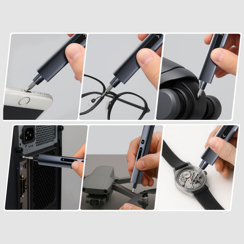 Mini Electric Precision Screwdriver Set 50 in 1 Cordless with 5 Torque Levels 500mAh for Electronics